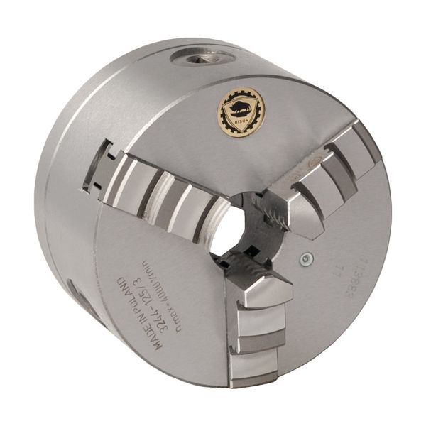 Dreibacken-Drehfutter Guss Optimum BISON Ø 200 mm DIN 6350 A2-5